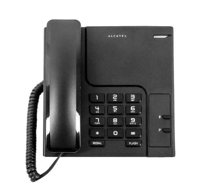 ALCATEL Téléphone Filaire Fix LED Noir