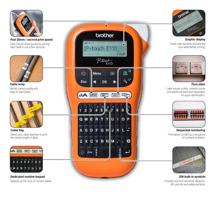 Brother Etiqueteuse Professionnelle Portable
