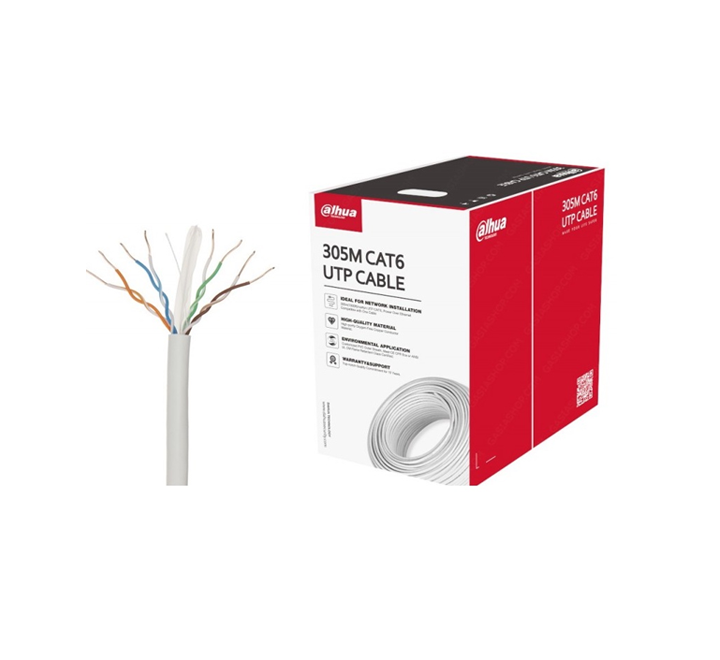 Cable Réseau DAHUA 305m UTP CAT6 Cable Cuivre