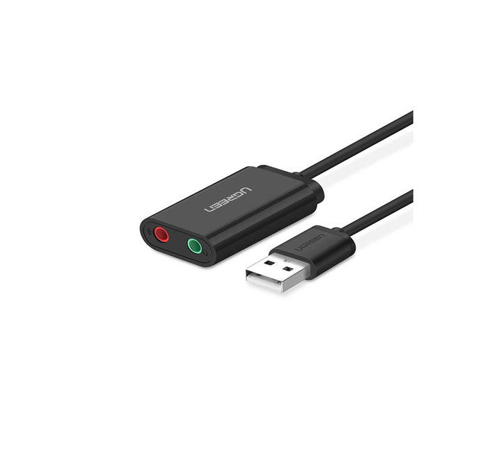 UGREEN Adaptateur USB-A to 3,5mm audio Stereo Noir