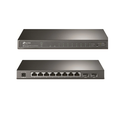 TP-LINK Switch JetStream 8 ports Gigabit Smart PoE+ et 2 emplacements SFP