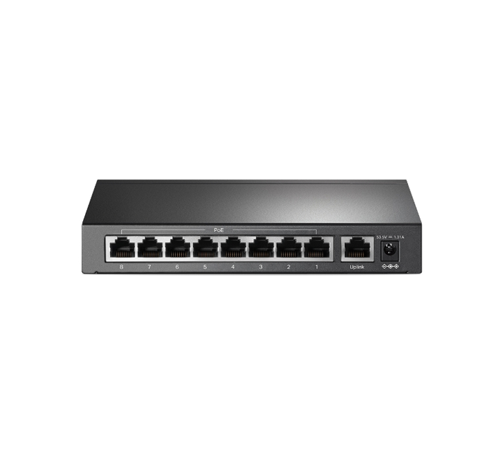 TP-LINK Switch de bureau 9 ports 10/100 Mbps avec PoE + 8 ports