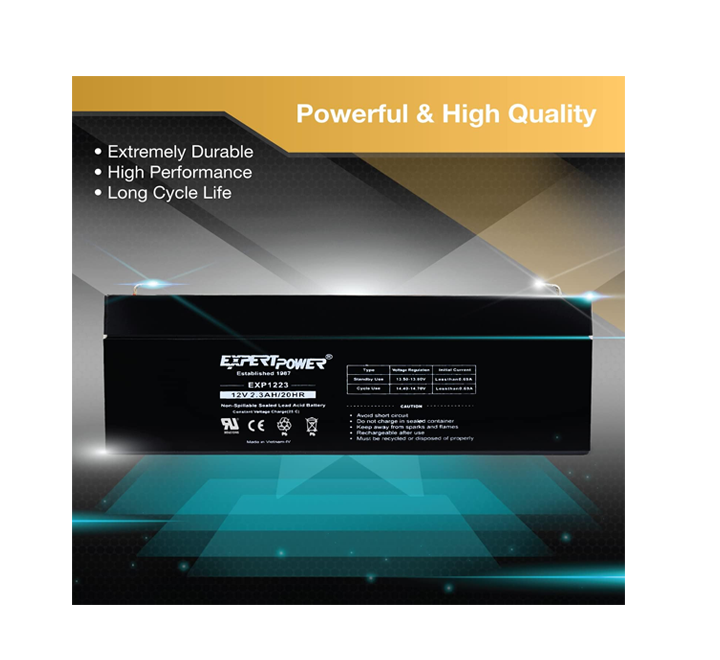 ELKRON Batterie 12V 2.3 Ah