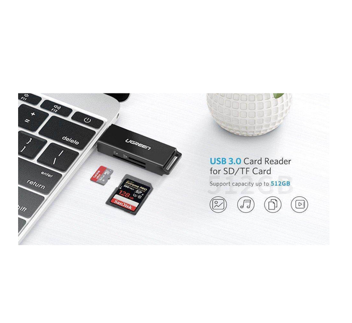 UGREEN Lecteur carte mémoire SD/TF USB 3.0