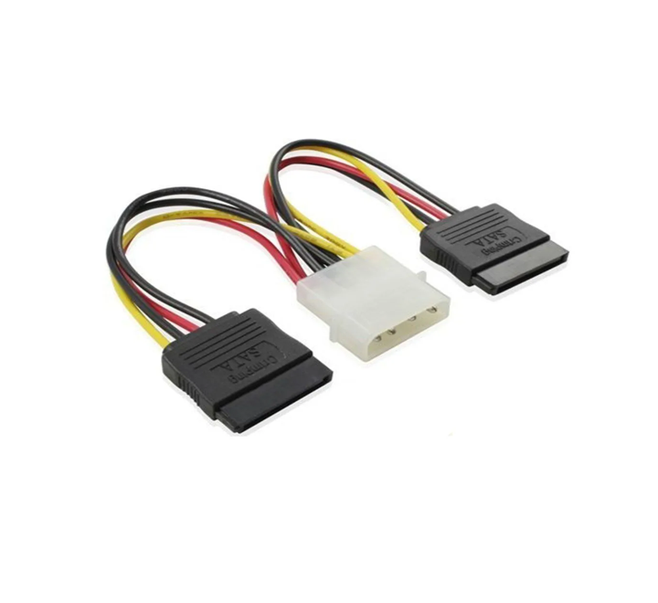 Cable d'alimentation à 4 broches SATA mâle vers 4 broches Molex femelle IDE HDD