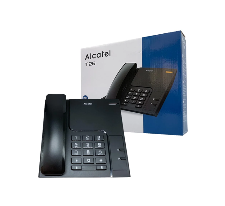 ALCATEL Téléphone Filaire Fix LED Noir