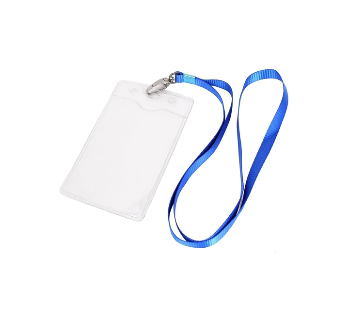 Porte Badge Transparent en Plastique