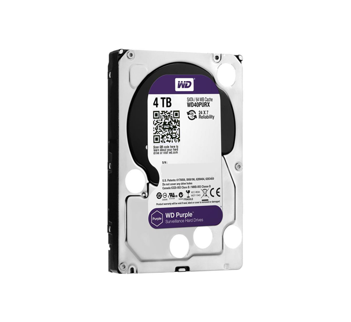 [WD40PURX] Disque Dur 3,5" WD Purple Surveillance 4Tb                  