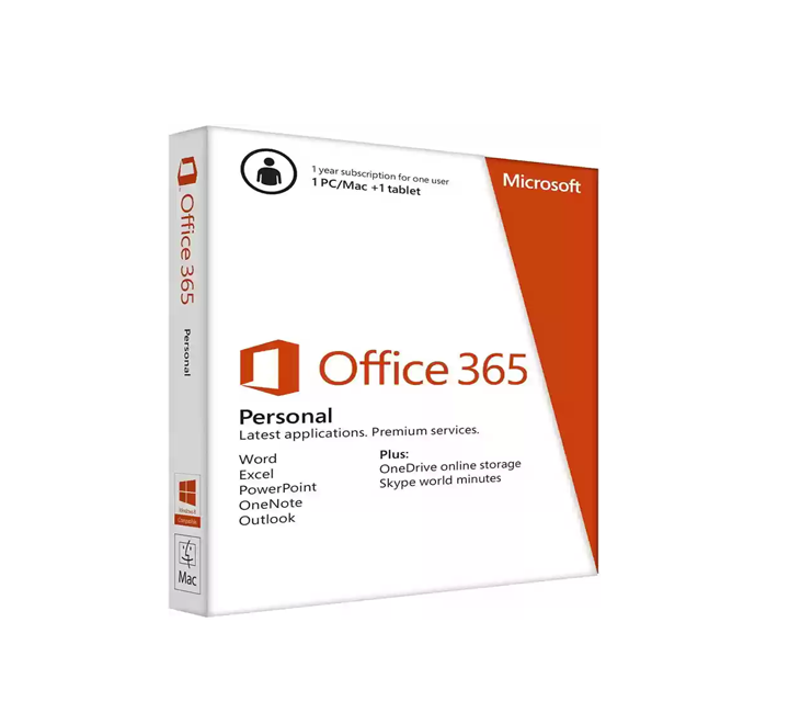 [QQ2-01416] Microsoft M365 Personal French Subscr 1YR Africa Only Media less P8