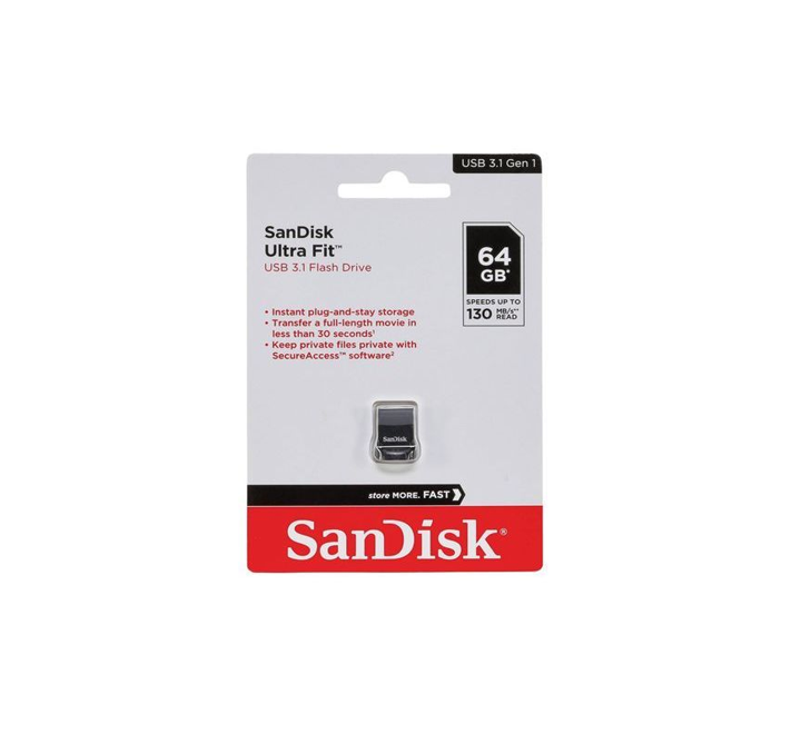 [SDCZ430-064G-G46] SANDISK Clé USB Ultra Fit 3.1 64G Small Form