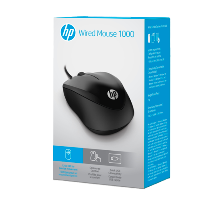 [4QM14AA] HP Souris filaire 1000