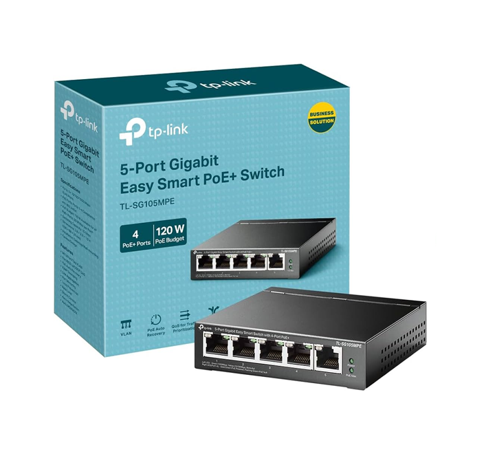 [TL-SG105MPE] TP-LINK Switch 5 ports Gigabit POE