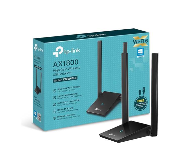 [TX20U] TP-LINK  Adapter AX1800 High Gain Dual Band Wi-Fi6