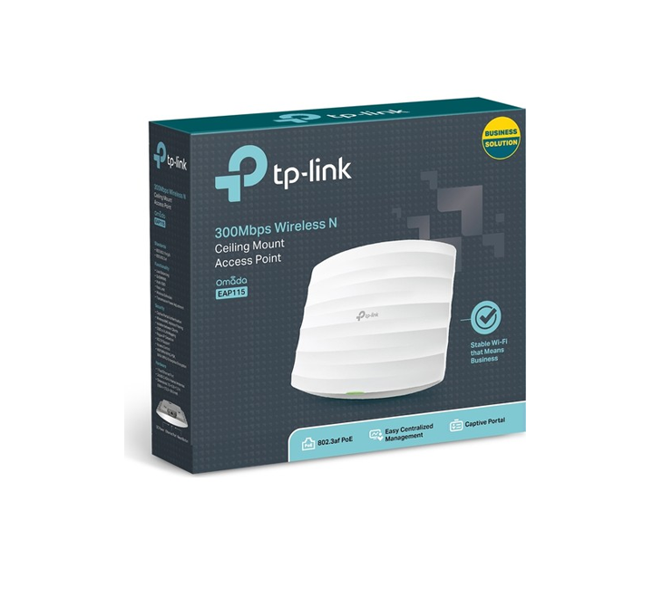 [EAP115] TP-LINK Point d'accès WiFi N 300 Mbps PoE - Plafonnier