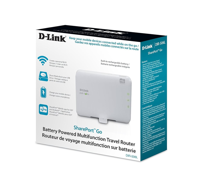 [DIR-506L] D-Link Routeur 3G/4G Cloud Nomade Avec Batterie