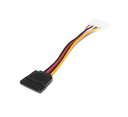MOLEX Cable d'alimentation à 4 broches SATA mâle vers 4 broches femelle IDE HDD
