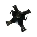 Kit de montage sur surface plate AP Basic noir pour mur/plafond