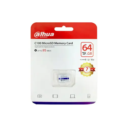 [TF-C100/64GB] DAHUA Carte Mémoire 64GB