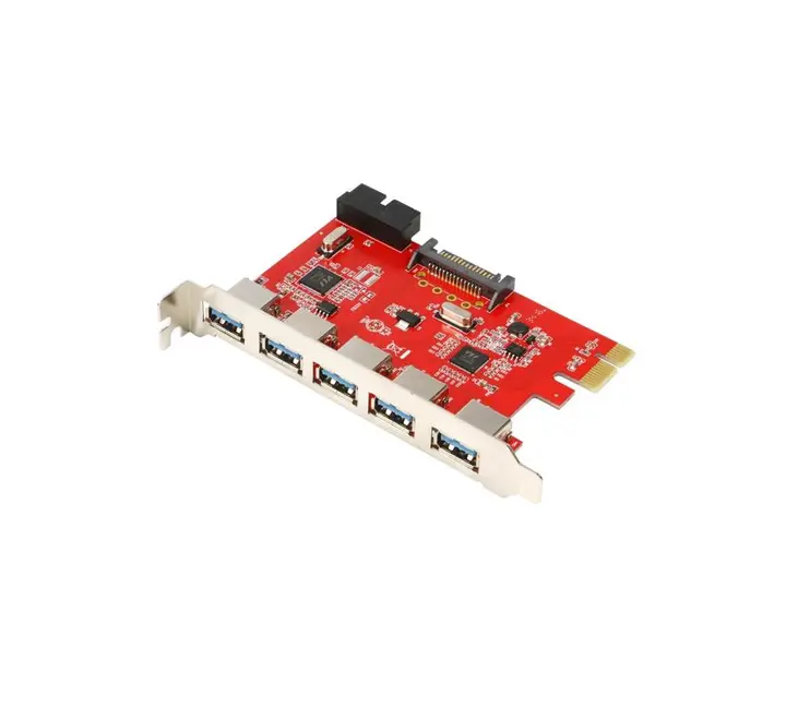 Carte PCI-E 5 port Usb 3.0 