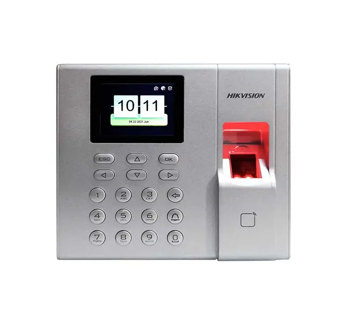 [DS-K1T8003MF] HIKVISION Pointeuse & Contrôle d’accès à empreinte digitale 