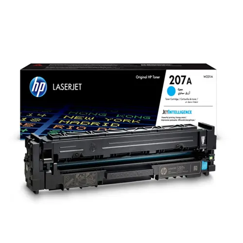 HP Toner LaserJet d'origine 207A Cyan (W2211A)