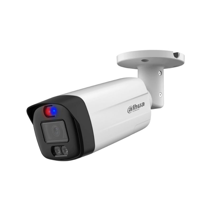 DAHUA Camera Bullet 8MP TIOC-Audio Alarme 4K Smart Dual Light HDCVI